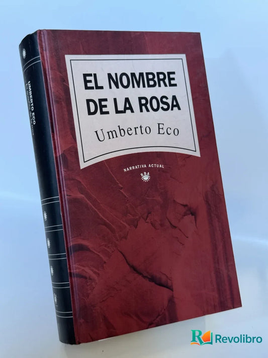 Portada de El Nombre de la Rosa de Umberto Eco, libro de segunda mano