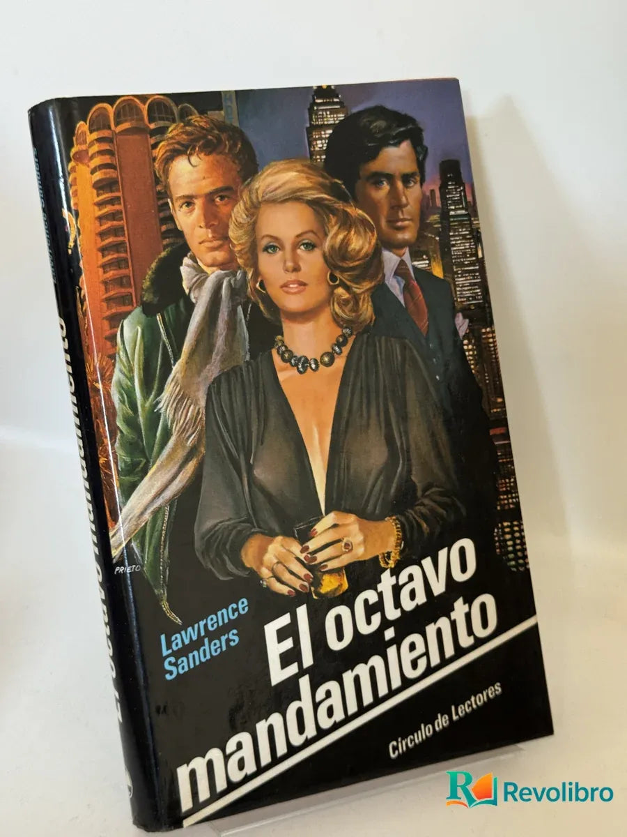 Portada de El octavo mandamiento de Lawrence Sanders, libro de segunda mano