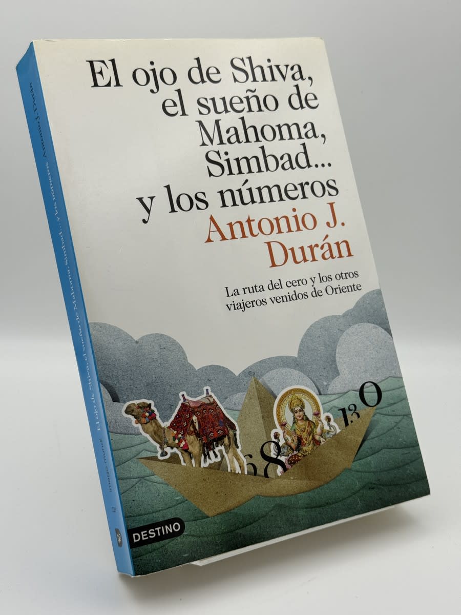 Portada de El ojo de Shiva, el sueño de Mahoma, Simbad... y los números de Antonio J. Durán, libro de segunda mano