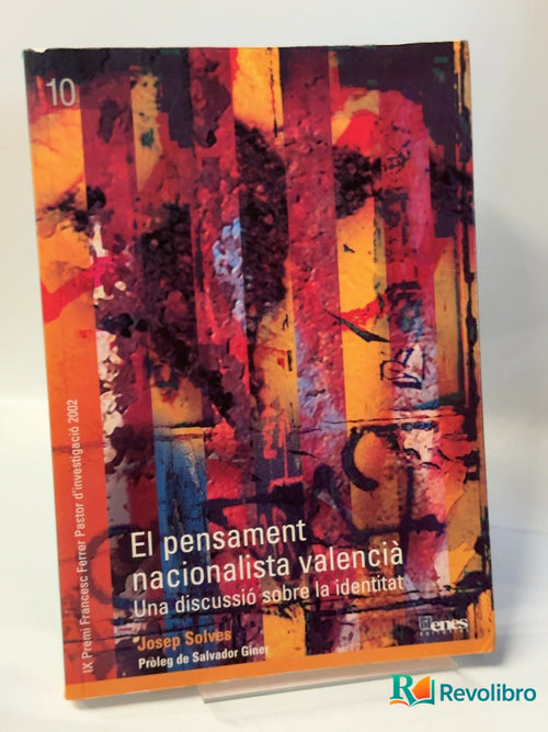 Portada de El pensament nacionalista valencià de Josep Solves, libro de segunda mano