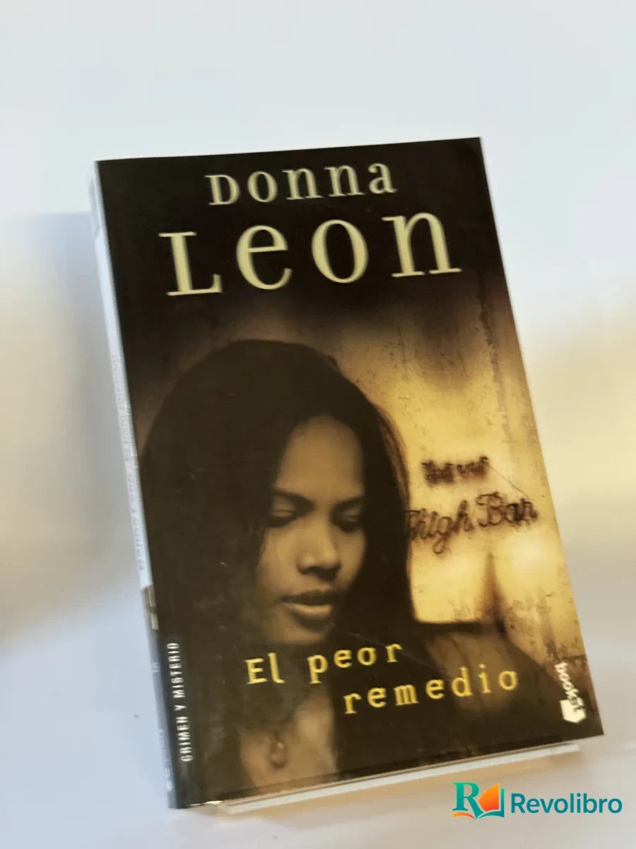 Portada de El peor remedio de Donna Leon, libro de segunda mano