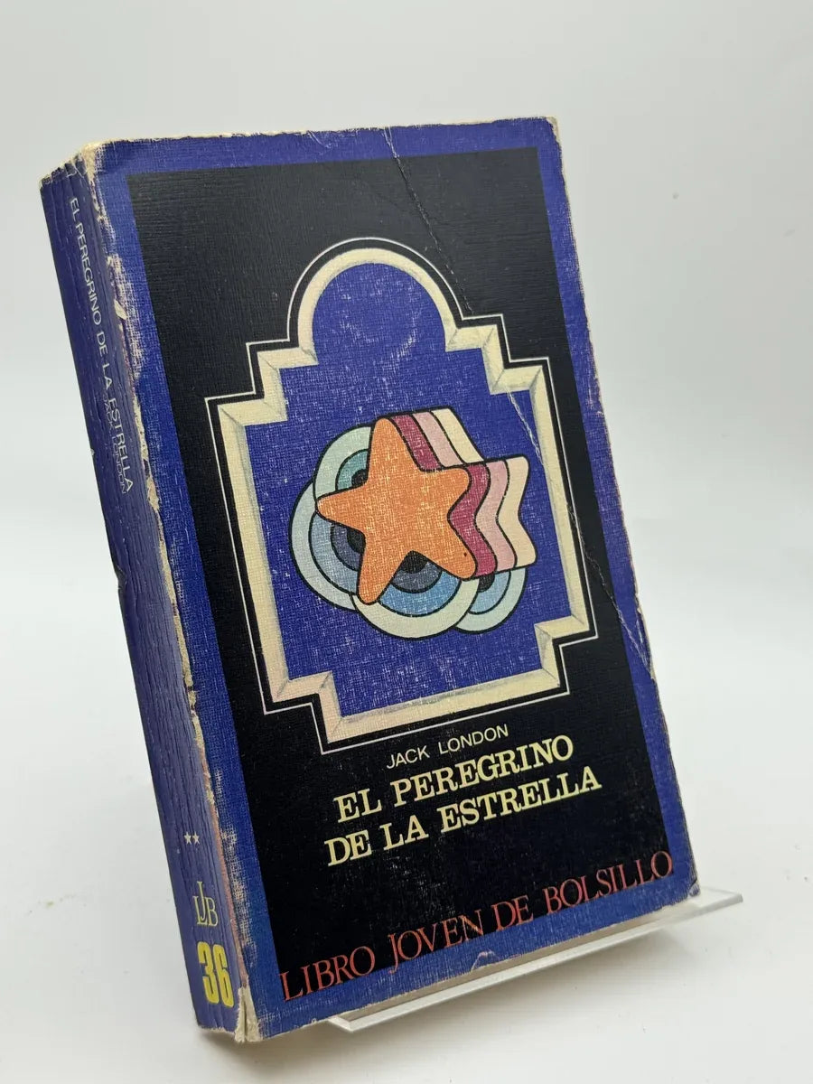 Portada de El Peregrino de la Estrella de Jack London, libro de segunda mano
