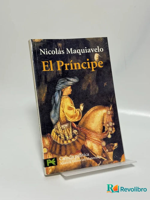Portada de El Príncipe de Nicolás Maquiavelo, libro de segunda mano