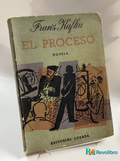 Portada de El Proceso de Franz Kafka, libro de segunda mano