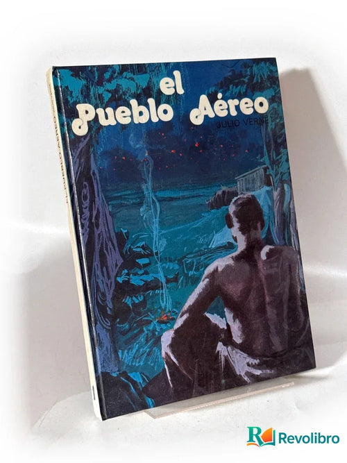 Portada de El pueblo aéreo de Julio Verne, libro de segunda mano