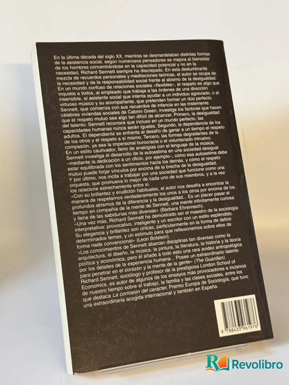 Foto 2 de El respeto de Richard Sennett, libro de segunda mano