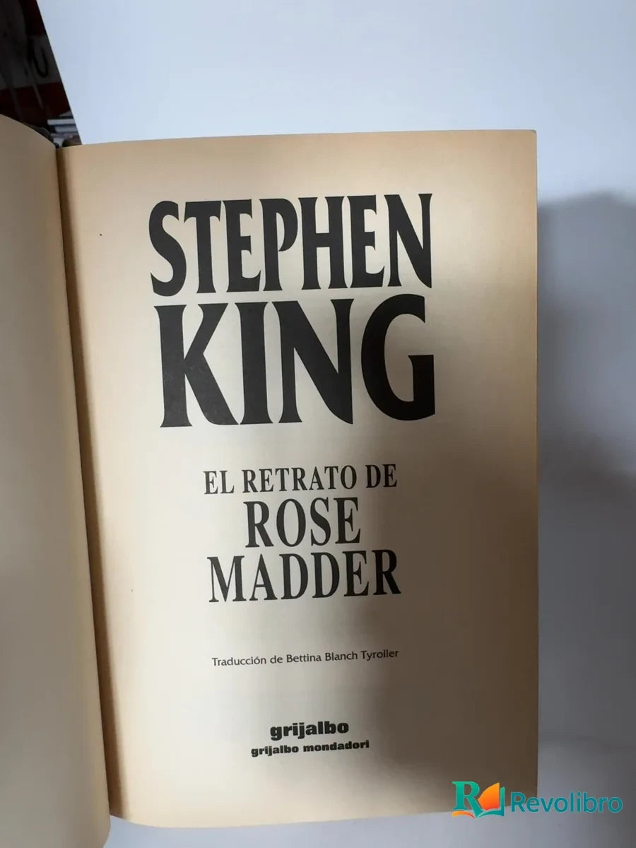 Foto 2 de El retrato de Rose Madder - 1ª edición de Stephen King, libro de segunda mano