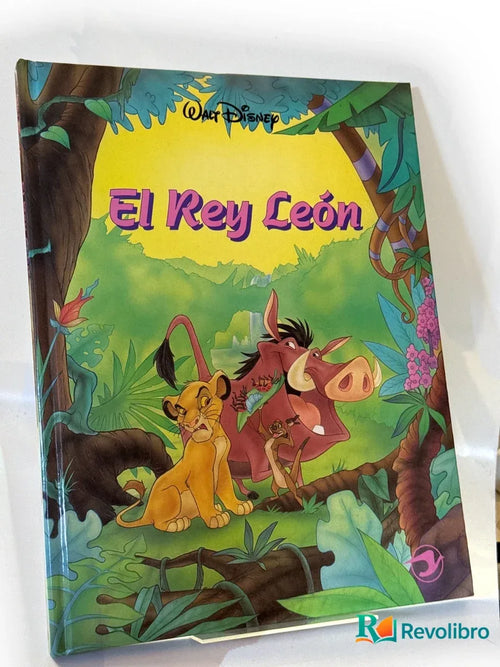 Portada de El Rey Leon de Disney, libro de segunda mano