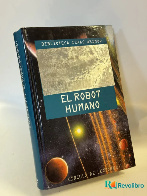 Portada de El Robot Humano de Isaac Asimov, libro de segunda mano