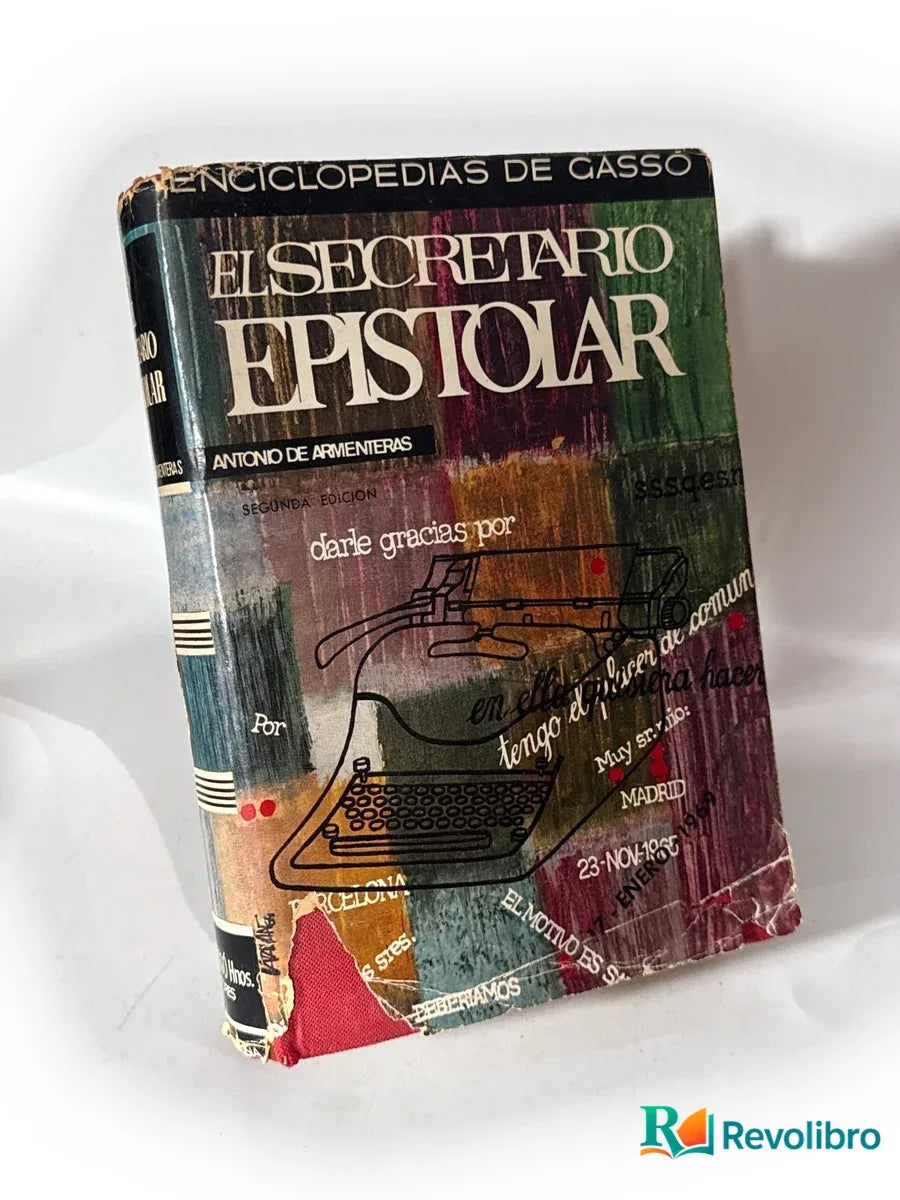 Portada de El secretario epistolar de Antonio de Armenteras, libro de segunda mano