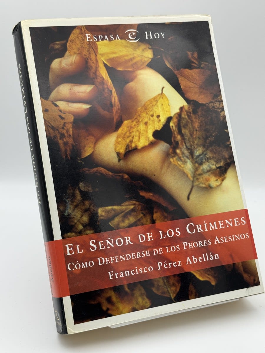 Portada de El señor de los crímenes - Francisco Pérez Abellán de Francisco Pérez Abellán, libro de segunda mano