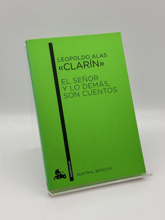 Portada de El Señor y lo demás, son cuentos de Leopoldo Alas «Clarín», libro de segunda mano
