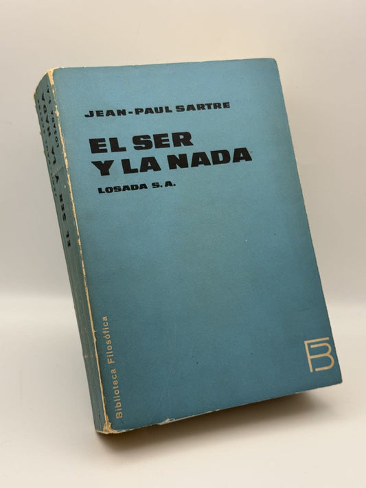 El ser y la nada - Portada