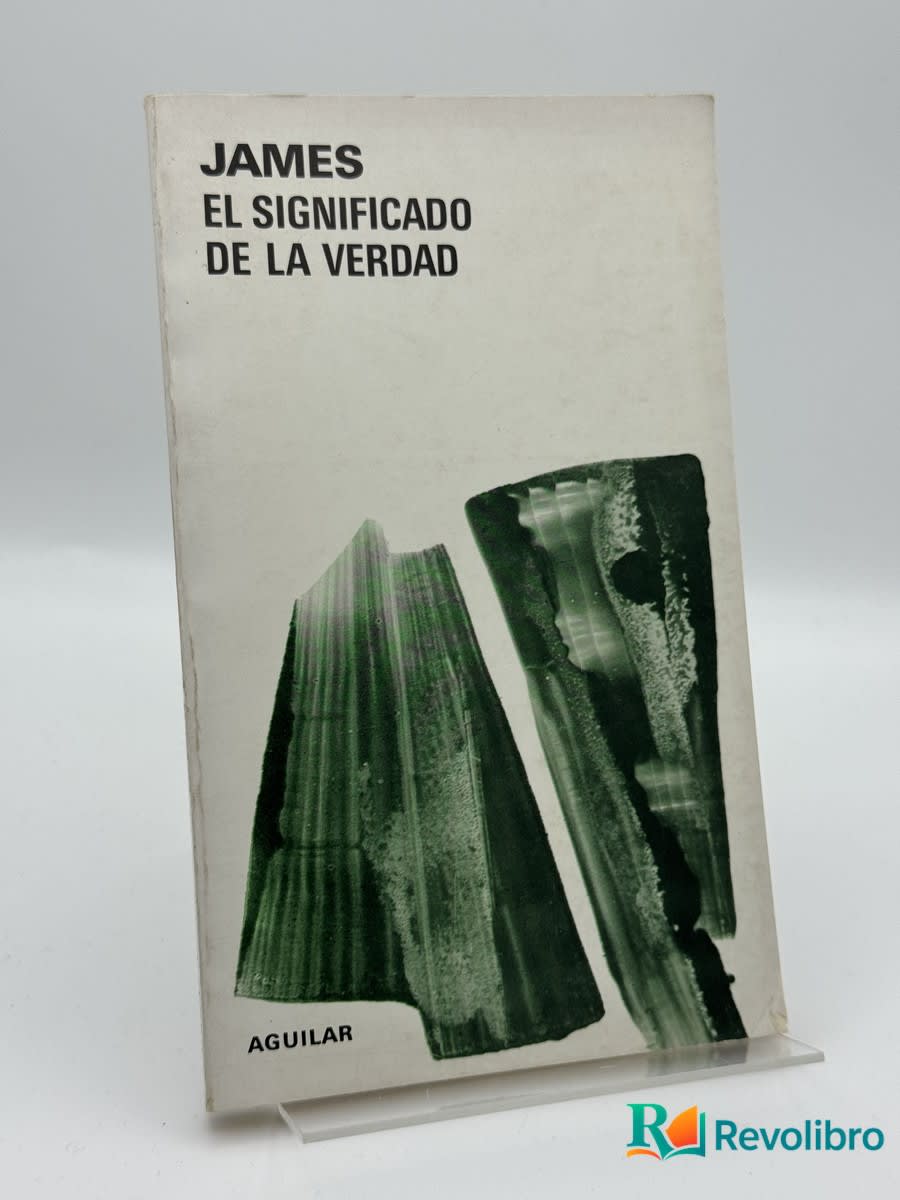 El significado de la verdad - William James - Portada