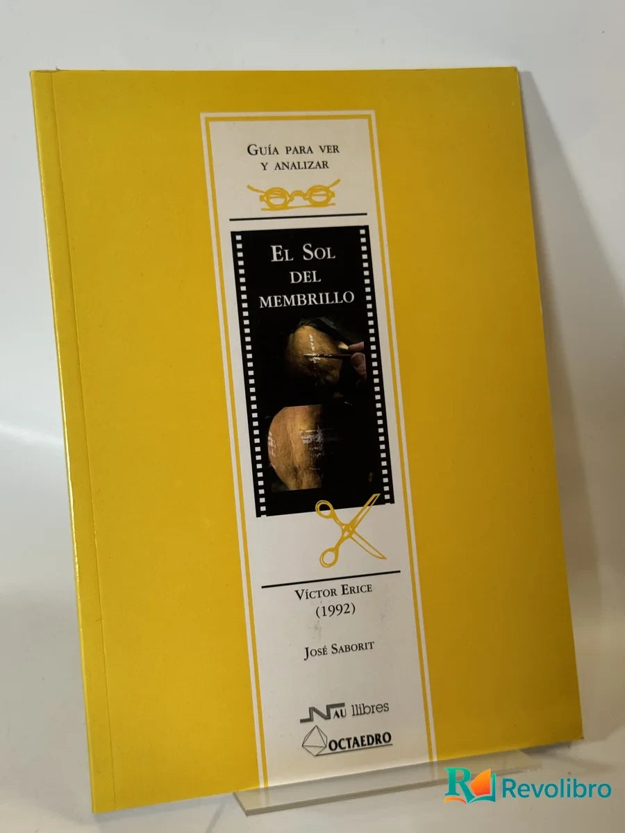 Portada de El Sol del Membrillo de Víctor Erice, libro de segunda mano