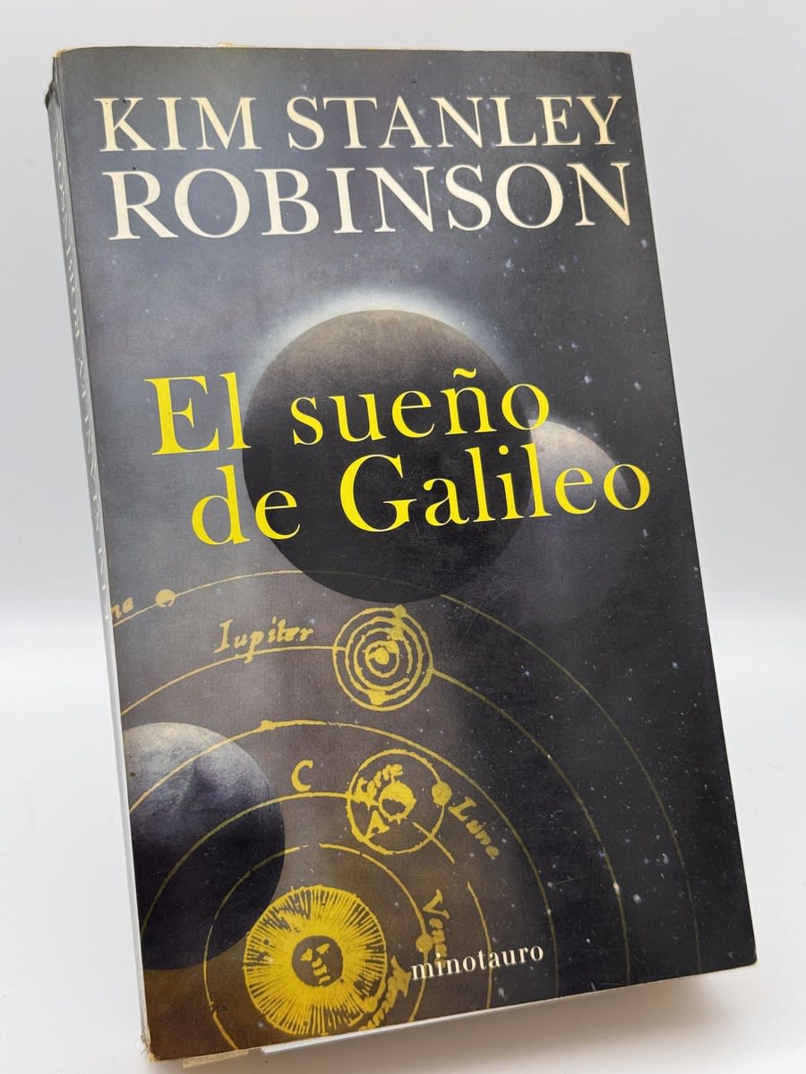 Portada de El sueño de Galileo de Kim Stanley Robinson, libro de segunda mano
