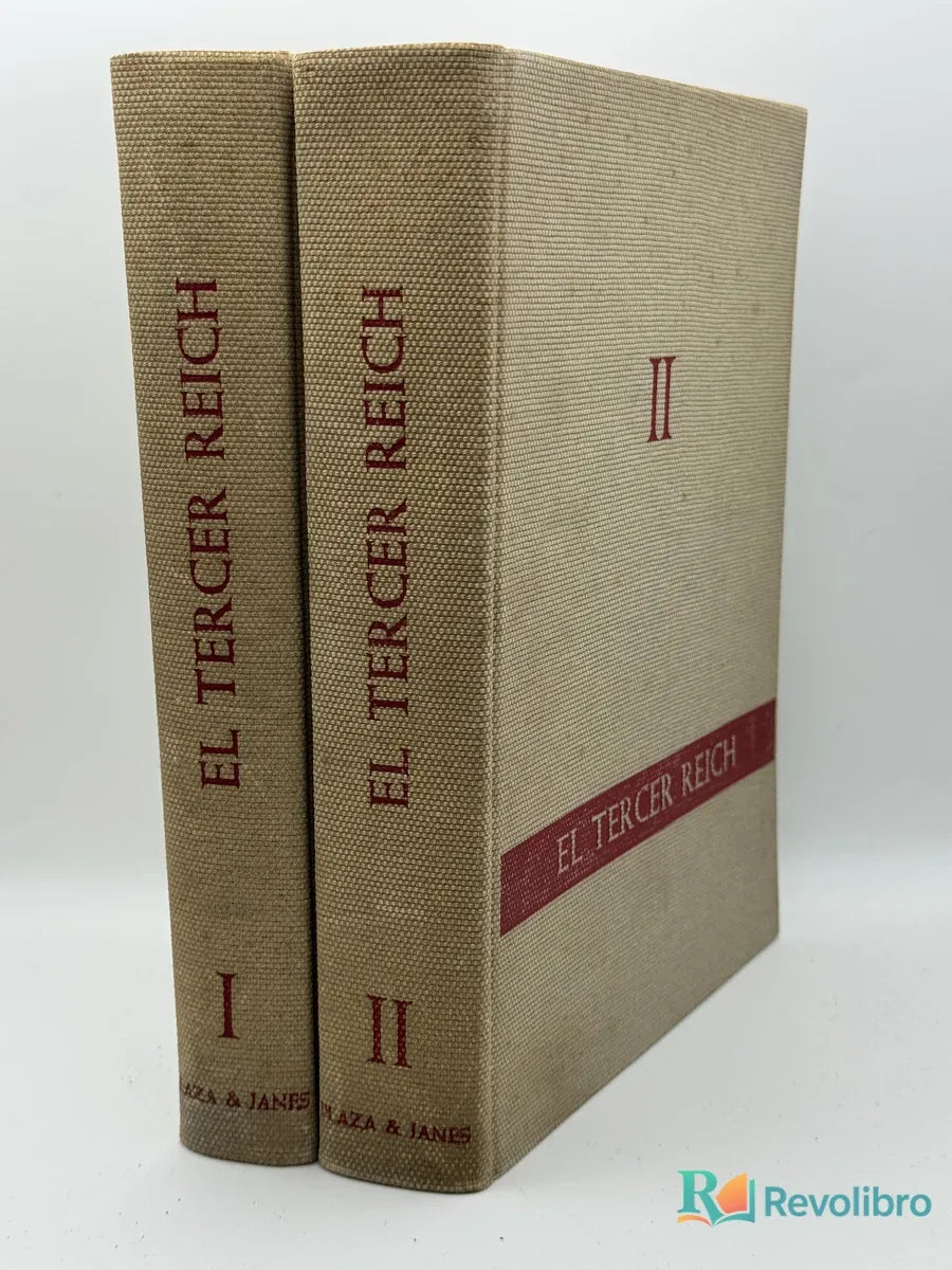 Portada de El Tercer Reich 2 tomos de Heinz Huber y Artur Müller, libro de segunda mano