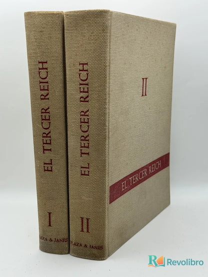 Portada de El Tercer Reich 2 tomos de Heinz Huber y Artur Müller, libro de segunda mano