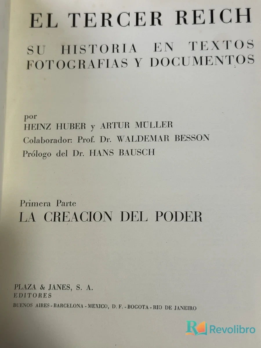 Foto 2 de El Tercer Reich 2 tomos de Heinz Huber y Artur Müller, libro de segunda mano