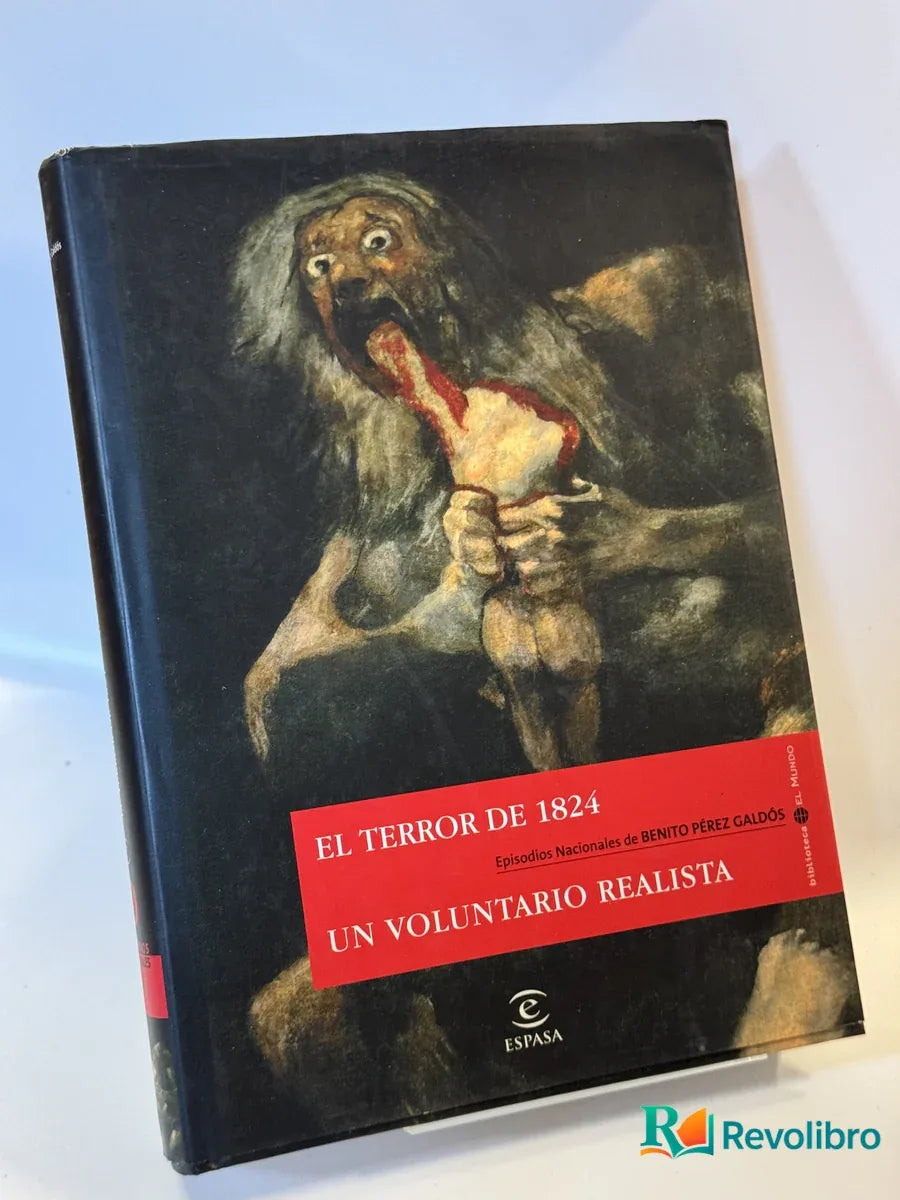 Portada de El Terror de 1824 de Benito Pérez Galdós, libro de segunda mano