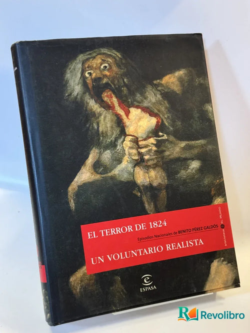 Portada de El Terror de 1824 de Benito Pérez Galdós, libro de segunda mano