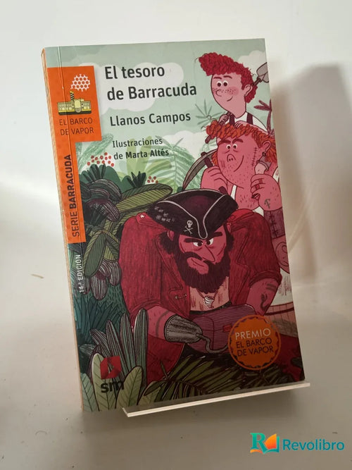 Portada de El tesoro de Barracuda de Llanos Campos, libro de segunda mano