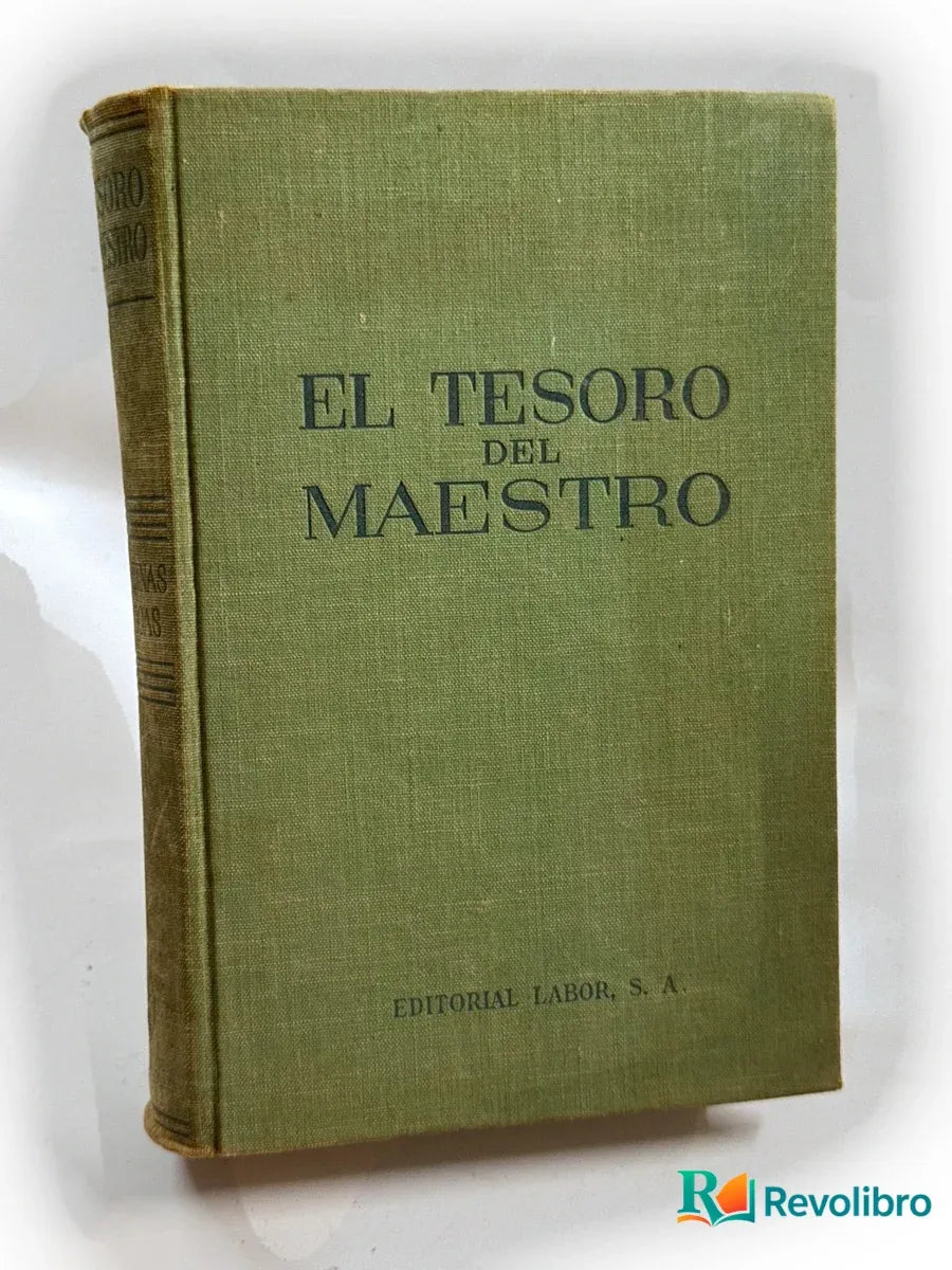 Portada de El tesoro del maestró de Editorial Labor, libro de segunda mano