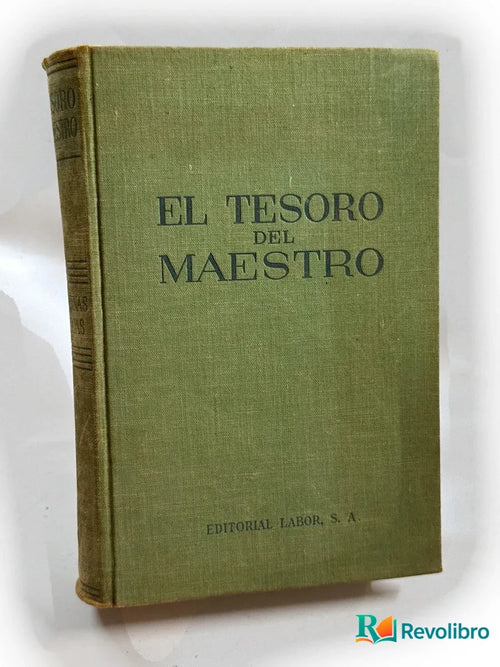 Portada de El tesoro del maestró de Editorial Labor, libro de segunda mano