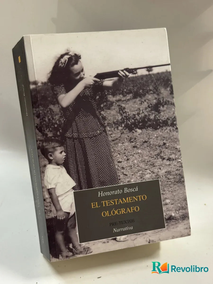Portada de El Testamento Ológrafo de Honorato Boscá, libro de segunda mano
