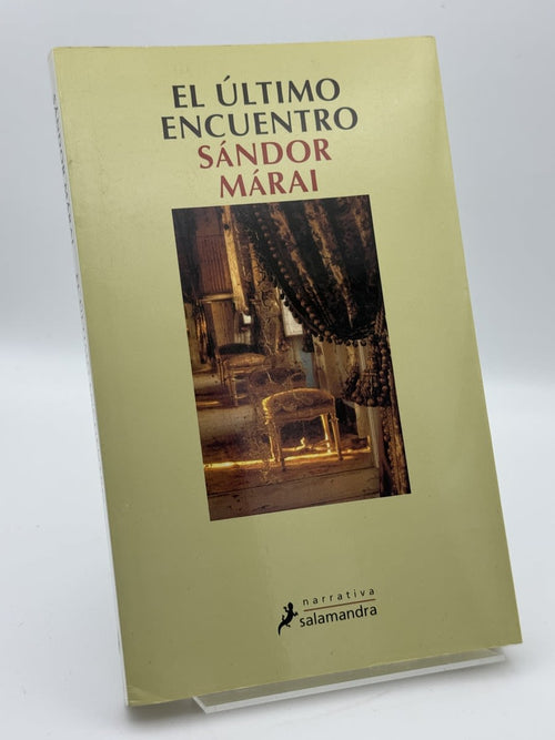 Portada de El último encuentro de Sándor Márai, libro de segunda mano