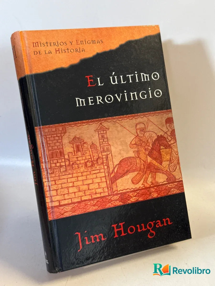 Portada de El último merovingio de Jim Hougan, libro de segunda mano