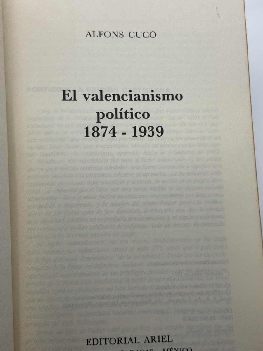 El valencianismo político 1874 - 1939 - Alfons Cucó Giner - Foto 2