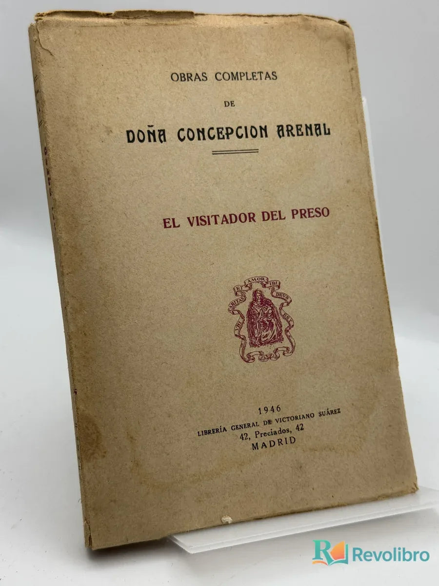 Portada de El visitante del preso de Doña Concepción Arenal, libro de segunda mano