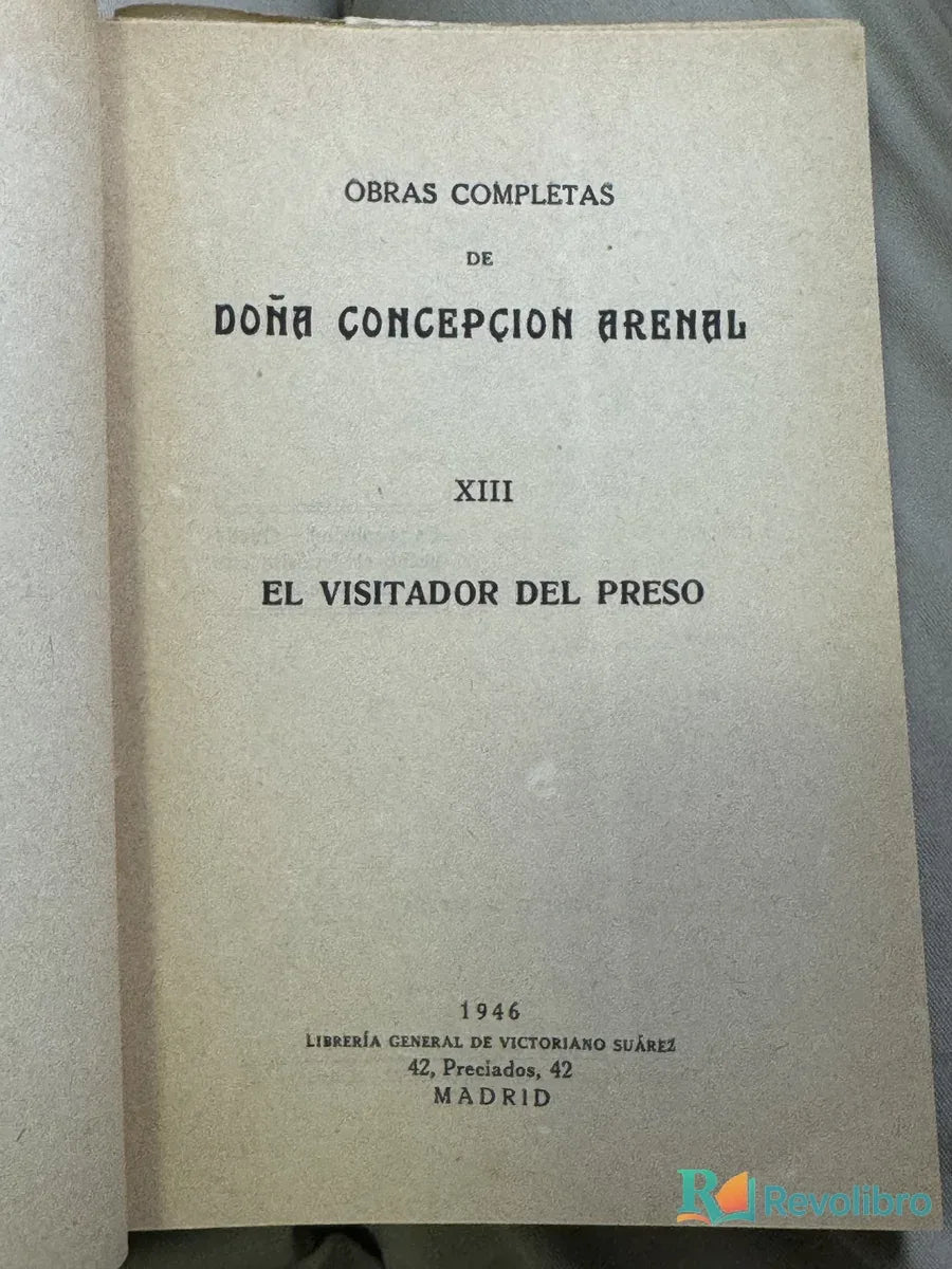 Foto 2 de El visitante del preso de Doña Concepción Arenal, libro de segunda mano