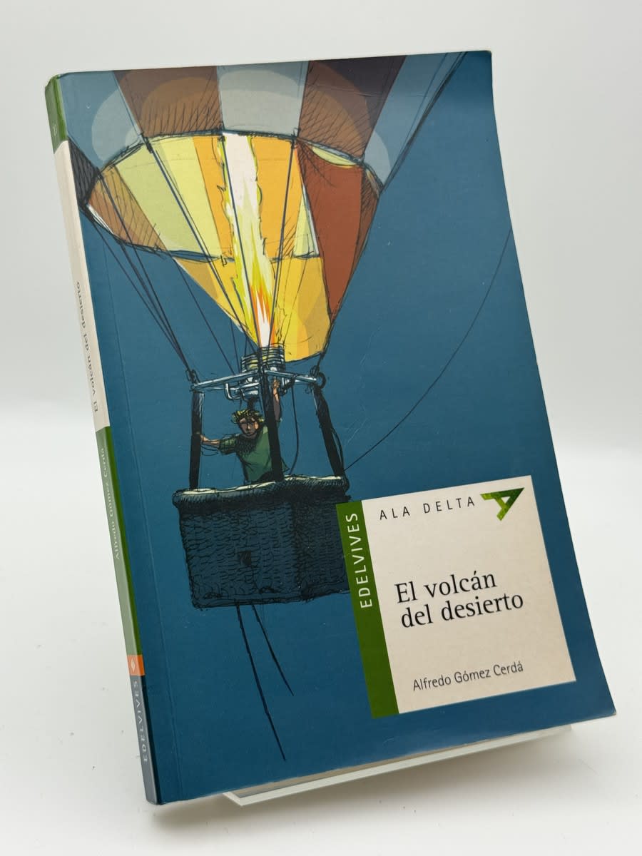 Portada de El volcán del desierto - Alfredo Gómez Cerdá de Alfredo Gómez Cerdá, libro de segunda mano