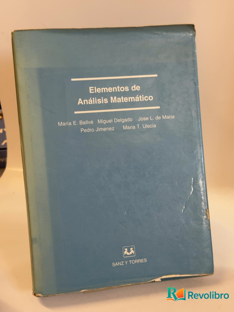 Portada de Elementos de análisis matemático - 1ª edición de María E. Ballvé, libro de segunda mano