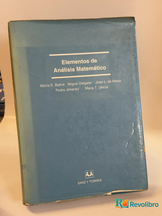 Portada de Elementos de análisis matemático - 1ª edición de María E. Ballvé, libro de segunda mano