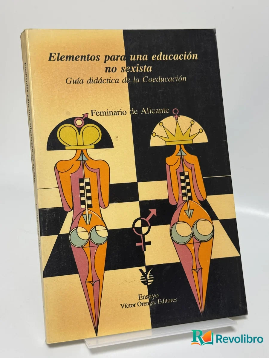 Portada de Elementos para una educación no sexista de Feminario de Alicante, libro de segunda mano