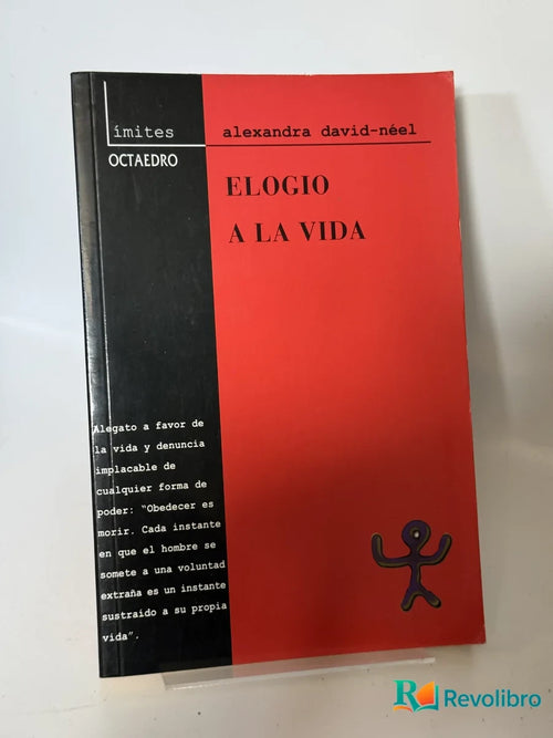 Portada de Elogio a la Vida de alexandra david-néel, libro de segunda mano