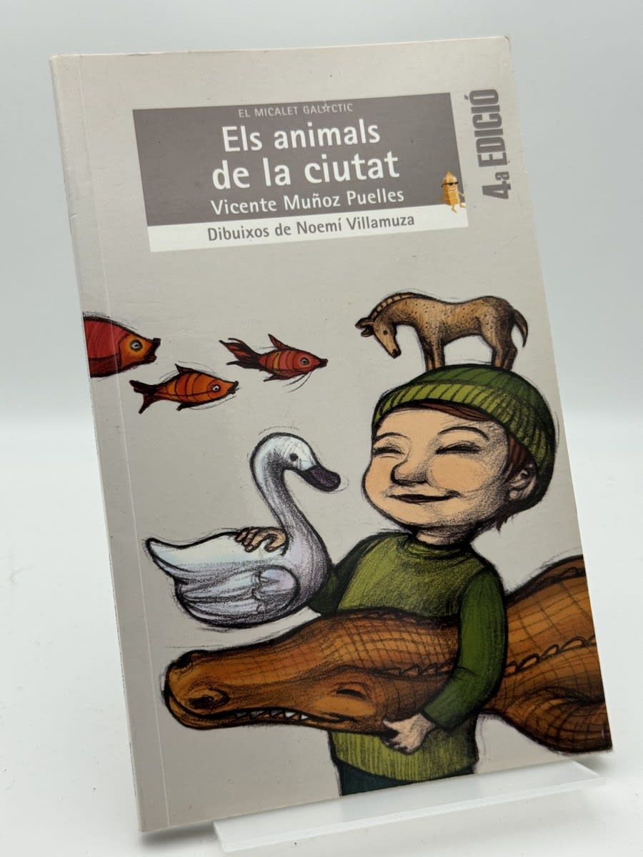 Portada de Els animals de la ciutat de Vicente Muñoz Puelles, libro de segunda mano