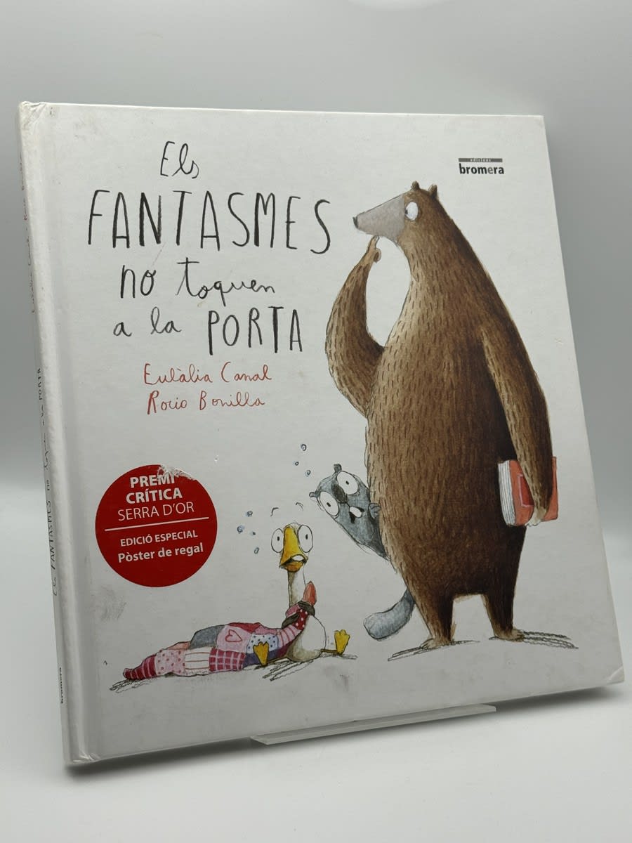 Portada de Els fantasmes no toquen a la porta - Eulàlia Canal Iglesias de Eulàlia Canal Iglesias, libro de segunda mano