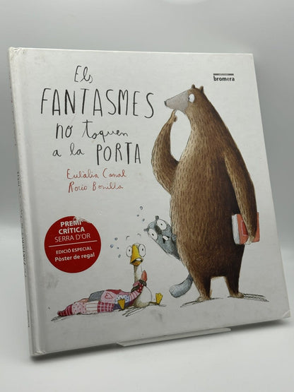 Portada de Els fantasmes no toquen a la porta - Eulàlia Canal Iglesias de Eulàlia Canal Iglesias, libro de segunda mano