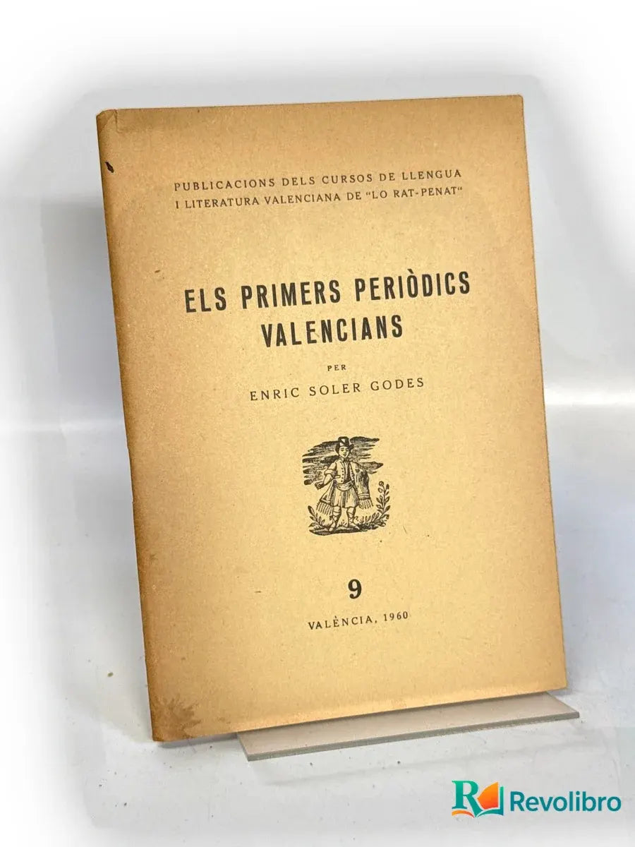 Portada de Els primers periòdics valencians de Enric Soler Godes, libro de segunda mano
