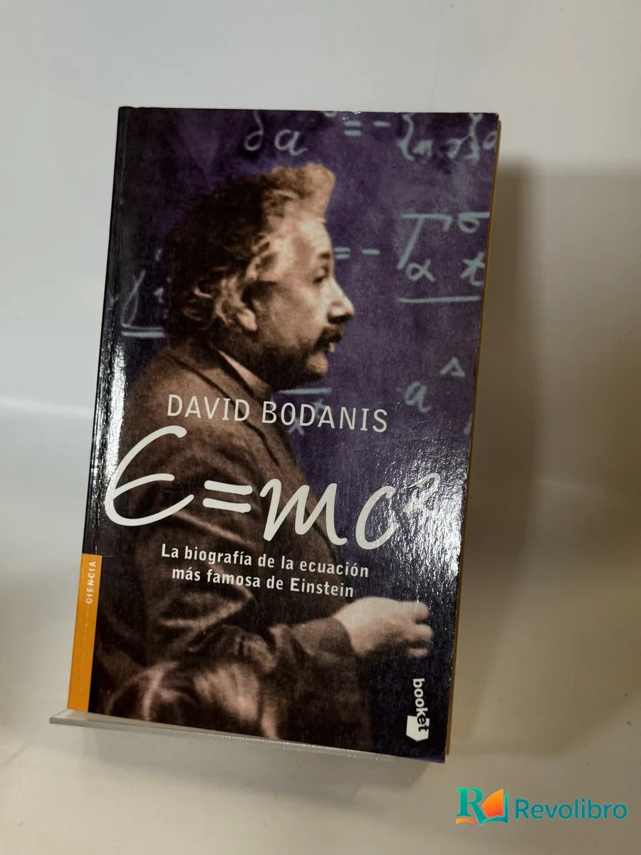 Portada de E=mc² de David Bodanis, libro de segunda mano