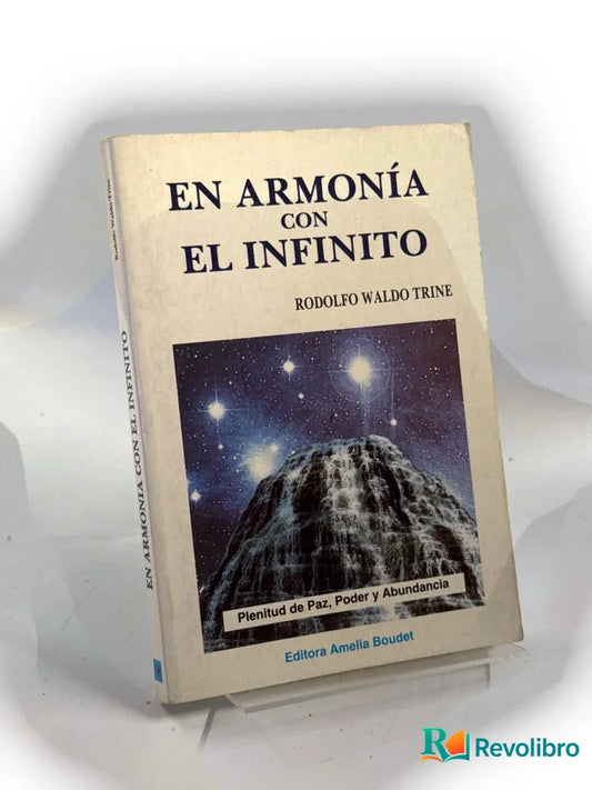 Portada de En armonía con el infinito de Rodolfo Waldo Trine, libro de segunda mano