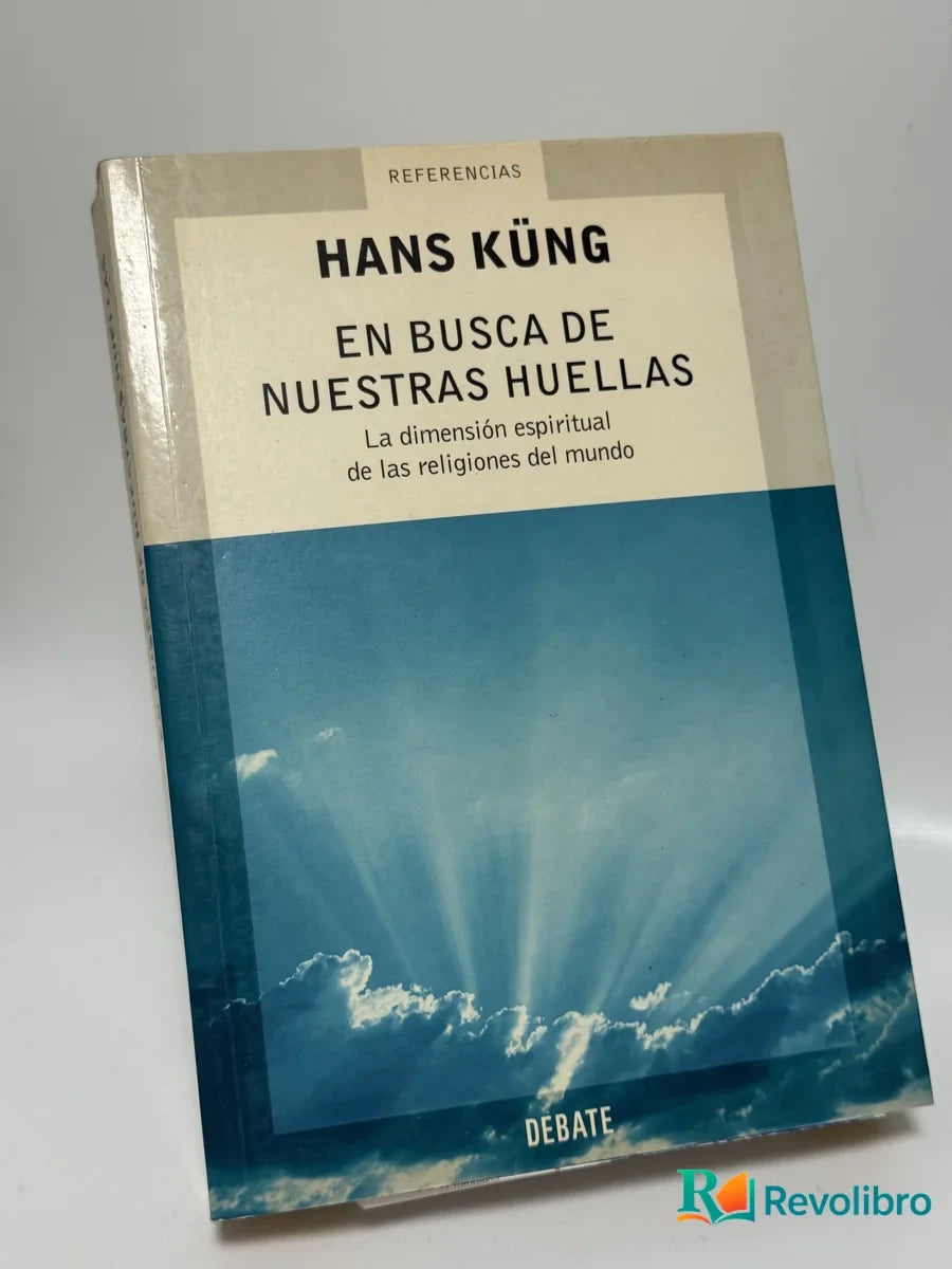 Portada de En Busca de Nuestras Huellas de Hans Küng, libro de segunda mano