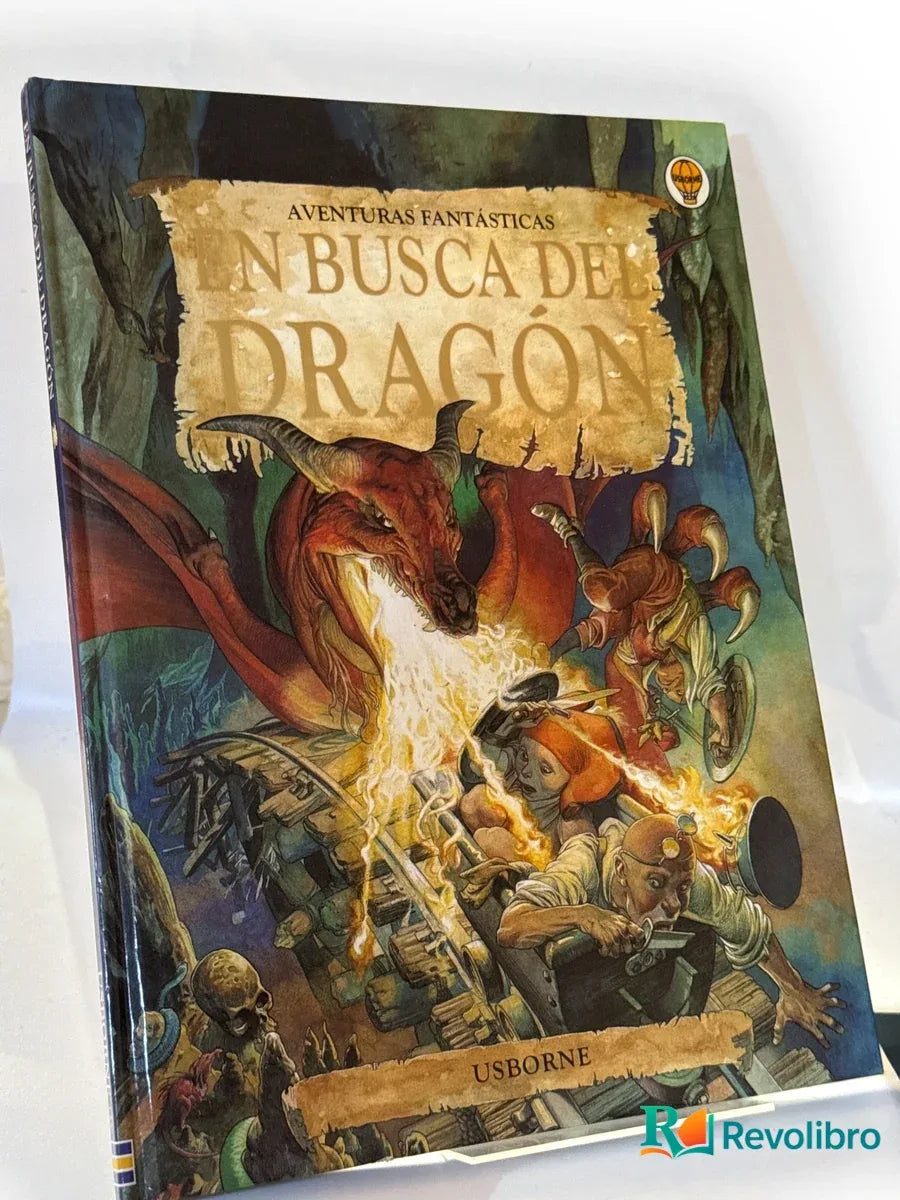 Portada de En busca del dragón de Andy Dixon, libro de segunda mano