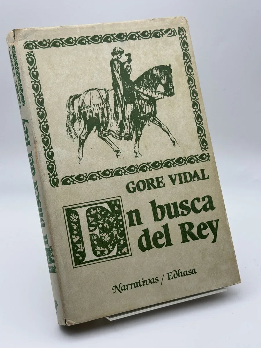 Portada de En busca del rey de Gore Vidal, libro de segunda mano