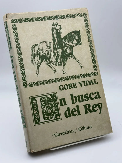 Portada de En busca del rey de Gore Vidal, libro de segunda mano