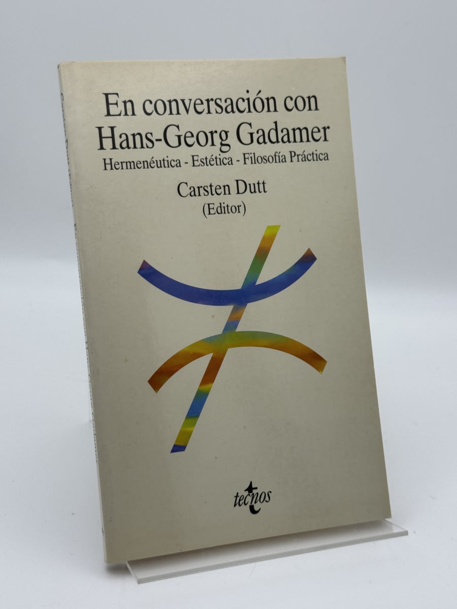 Portada de En Conversacion Con Hans-Georg Gadamer de Carsten Dutt, libro de segunda mano